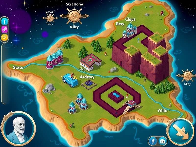 Vapor Veil Voyagers Exploration Map